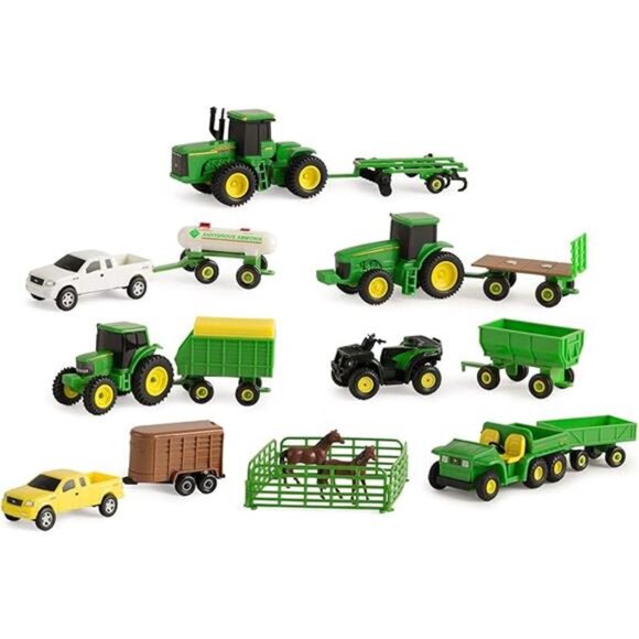 Tractor Toy and Truck Toy Value Set - 20 Farm Toys - Includes Tractors, Trucks - Picture 7 of 7